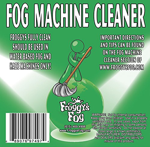 Fog Machine Cleaner Fluid   Froggys Fully Clean (1 Quart (32 Oz))